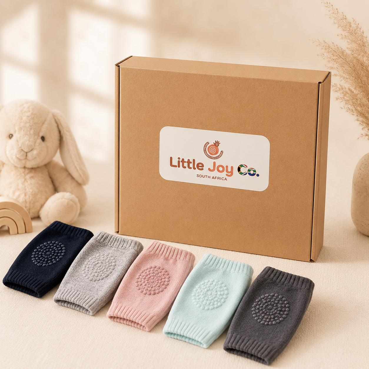 Crawl With Confidence – Anti-Slip Knee Protectors by Little Joy Co™