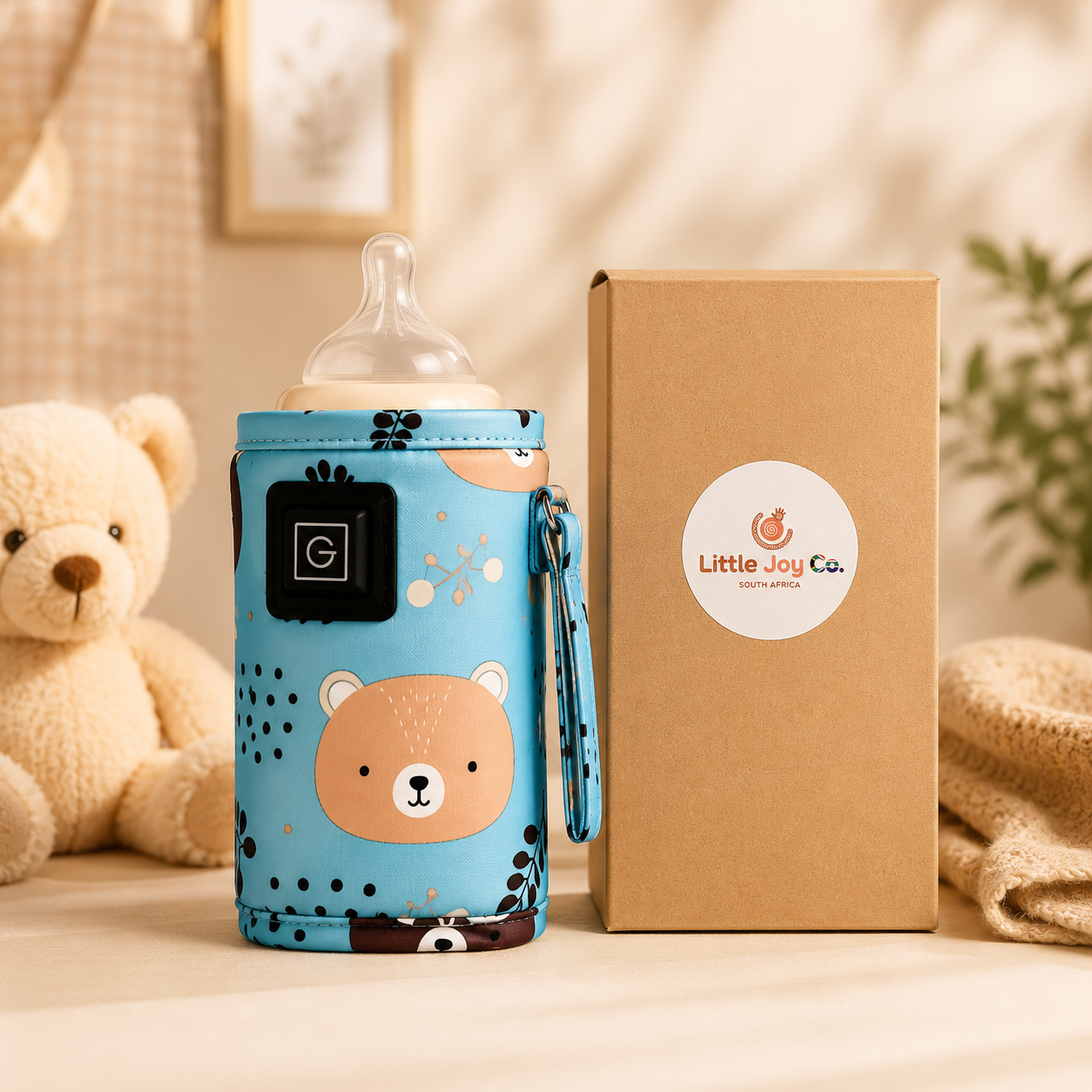 Little Joy Co™ – Perfect-Temp Feeds, Wherever You Go (Traveling Baby Bottle Warmer)