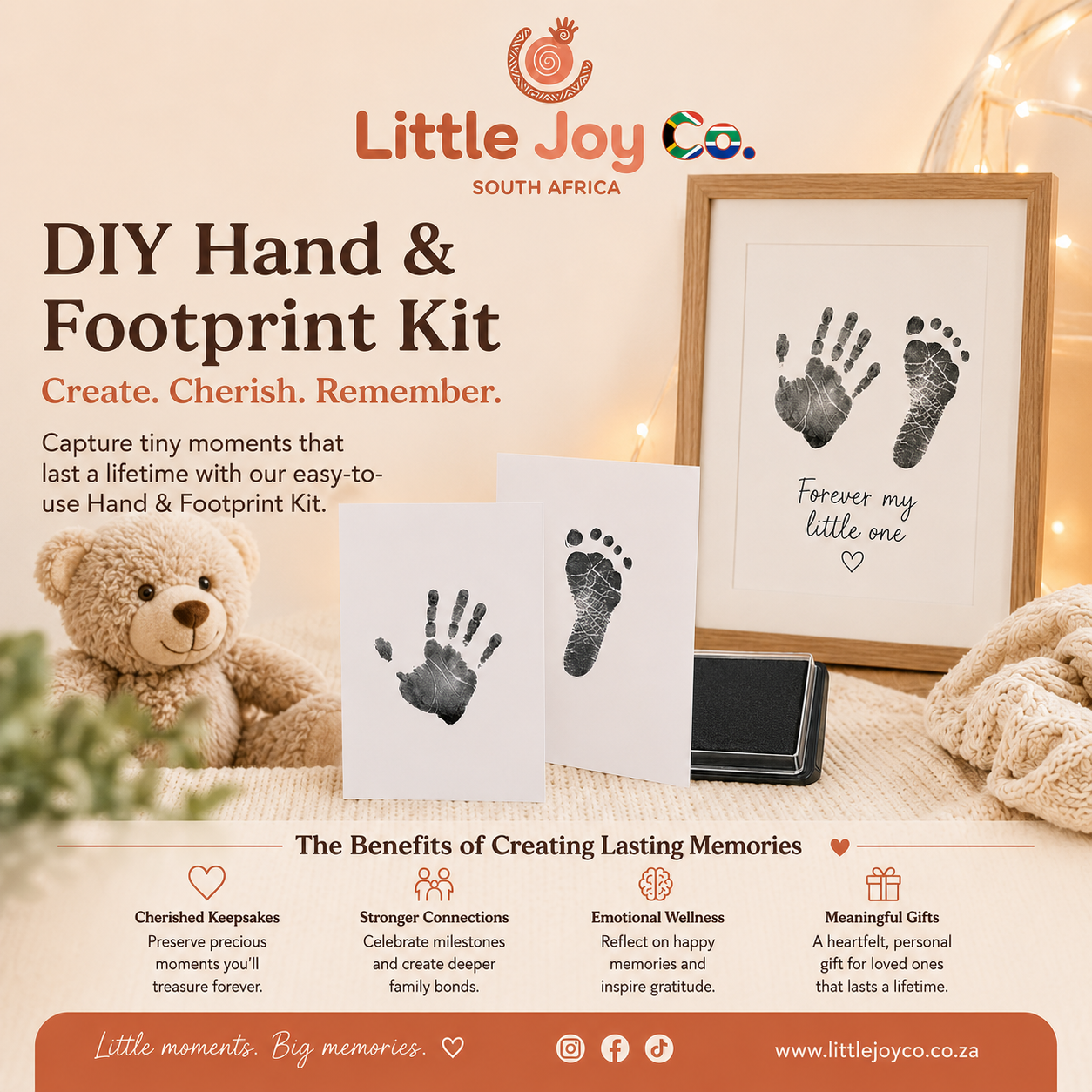 Little Joy Co™ | Hold Onto This Moment Forever – Hand & Footprint Kit