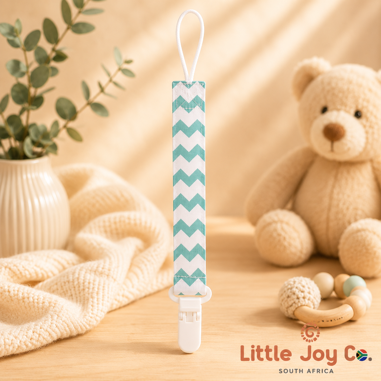 Little Joy Co.™ Stay-Put Soother Clip (Dummy Clips)