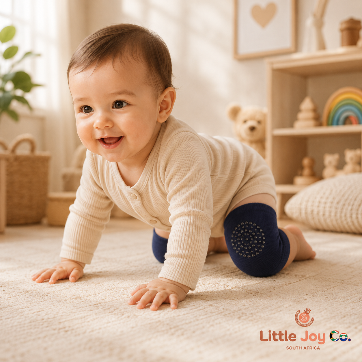 Crawl With Confidence – Anti-Slip Knee Protectors by Little Joy Co™