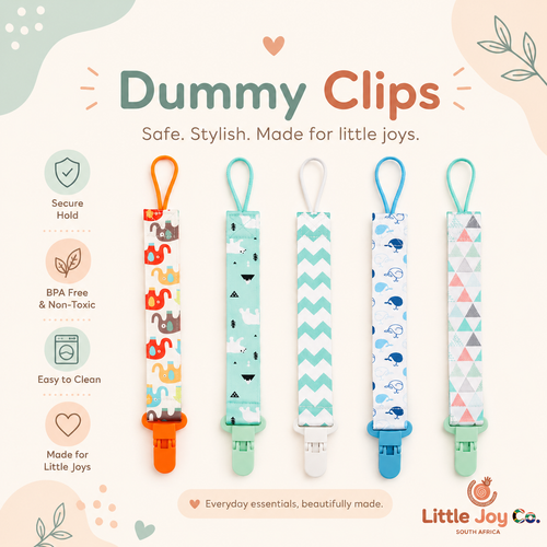 Little Joy Co.™ Stay-Put Soother Clip (Dummy Clips)