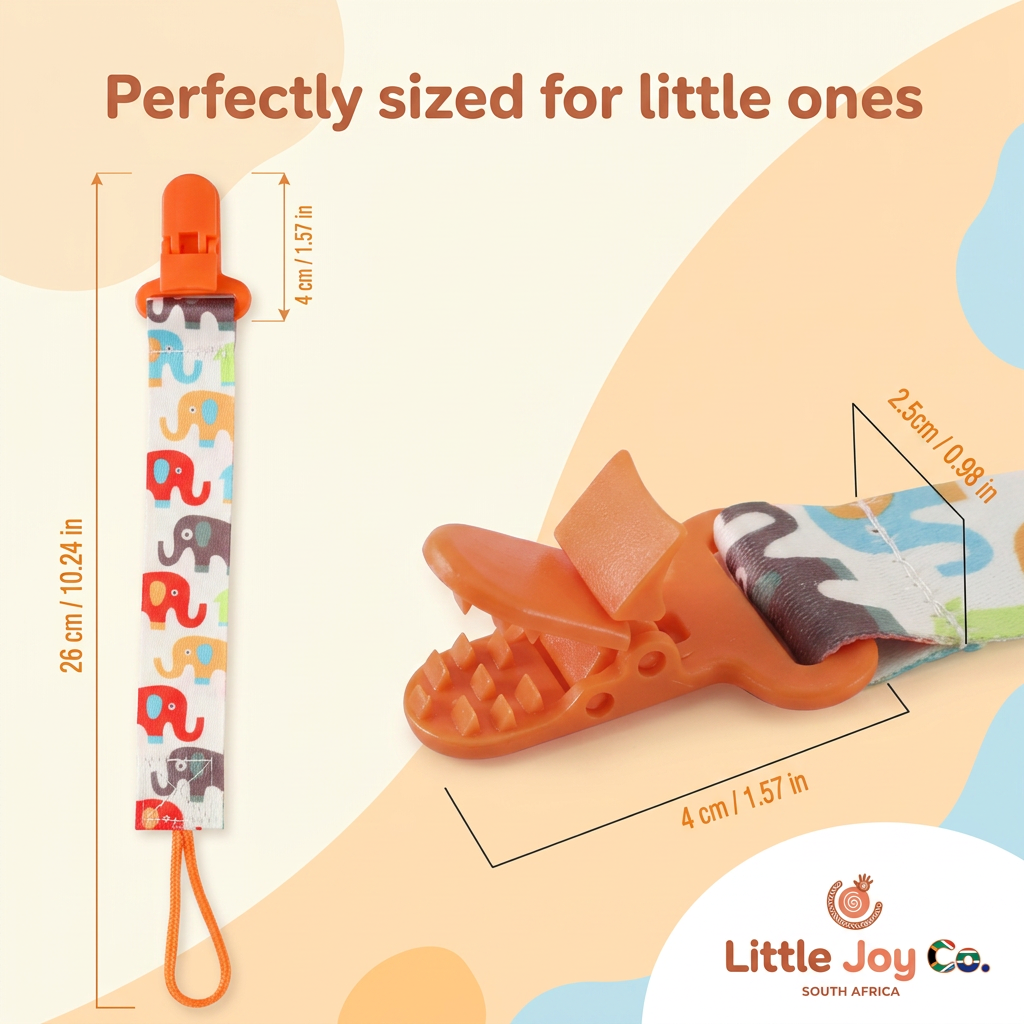 Little Joy Co.™ Stay-Put Soother Clip (Dummy Clips)