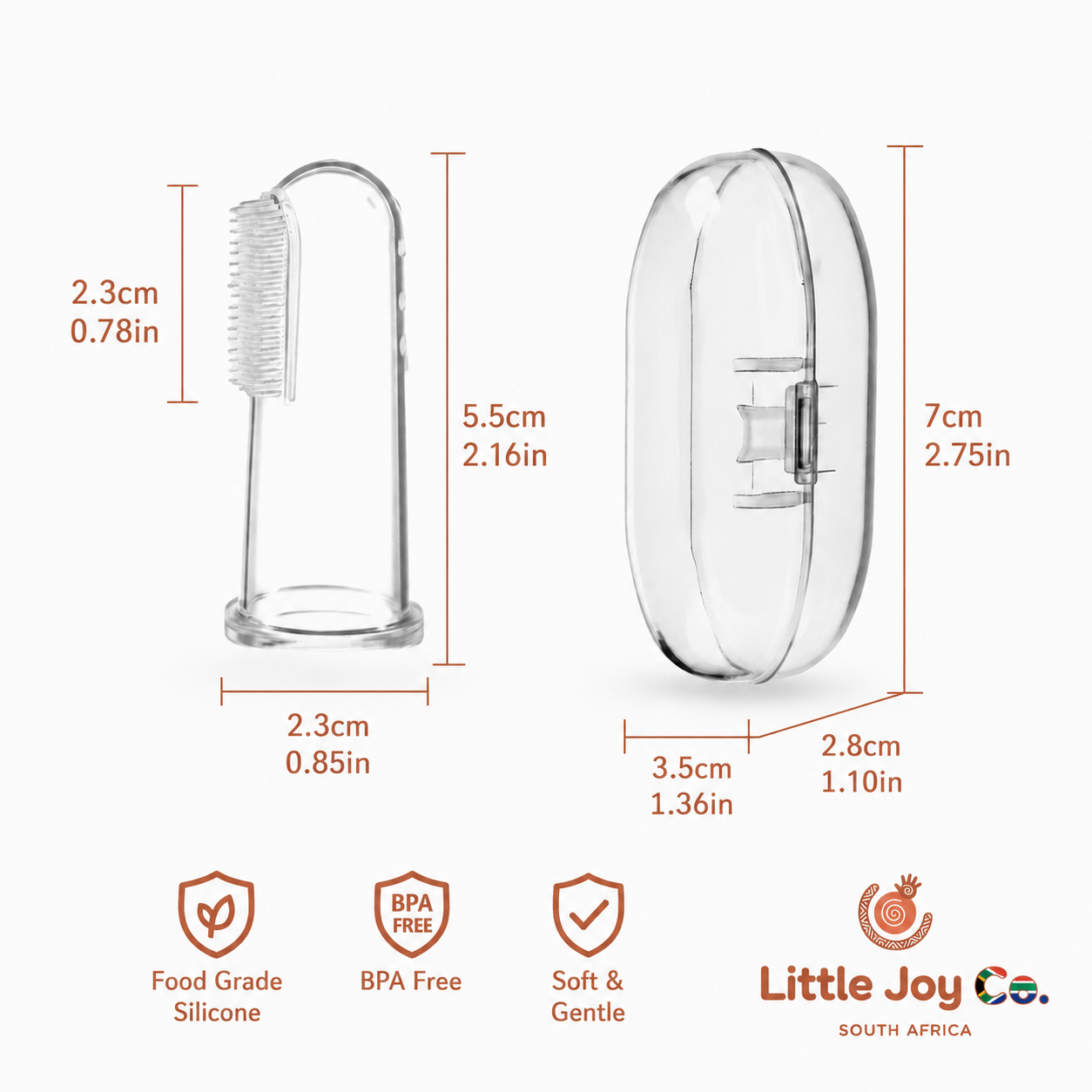 Little Joy Co™ Gentle Beginnings (Baby Finger Toothbrush)
